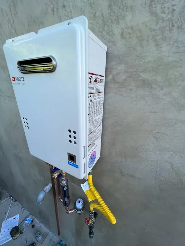 Tankless water heater installation for Kings Mill homes